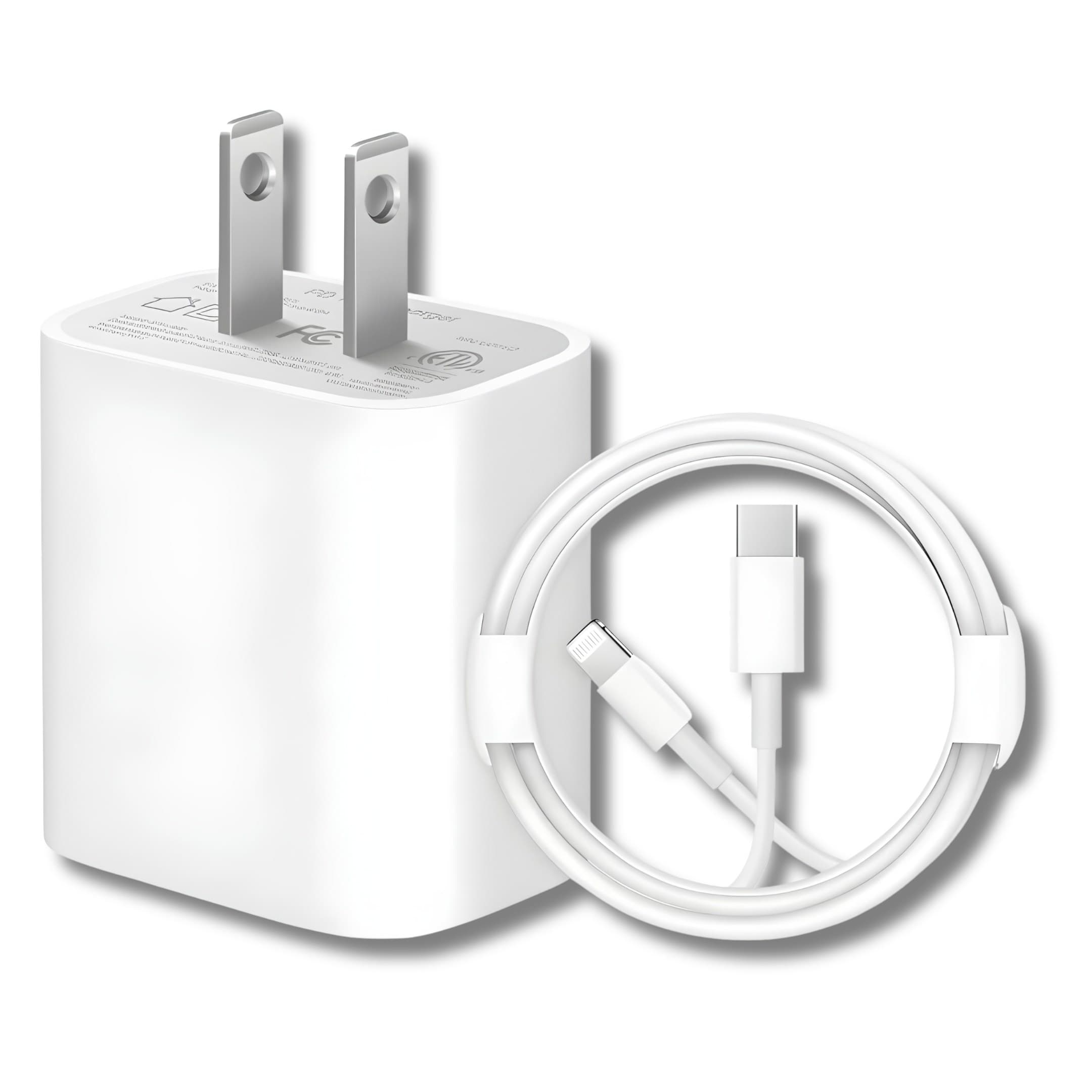 Cargador de Pared 20W Carga Rápida para iPhone con Puerto USB-C 1.1