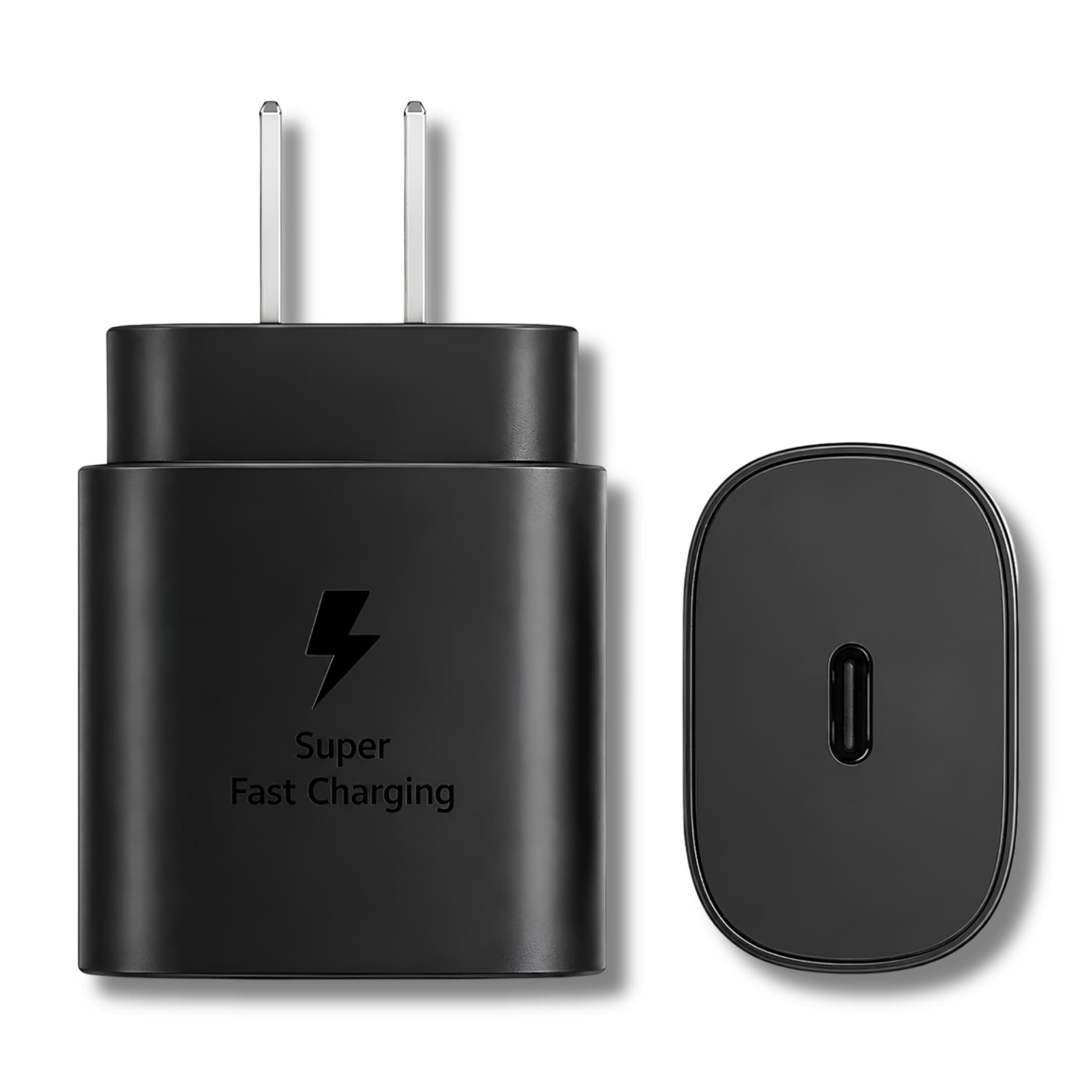 Cargador Adaptador Para Samsung 25w Carga Rapida Cubo Cabezal Para Celular Tipo C 1.1