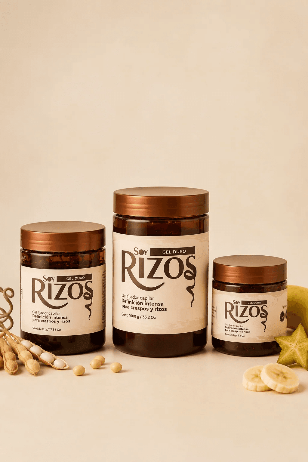 SOY RIZOS GEL DURO BIFASICO*500ML