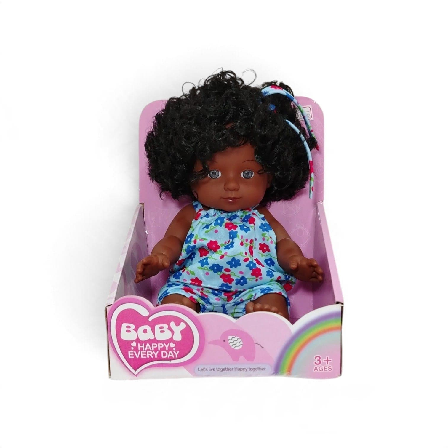 MUÑECA INTERACTIVA TIPO BEBE DE TEZ MORENA