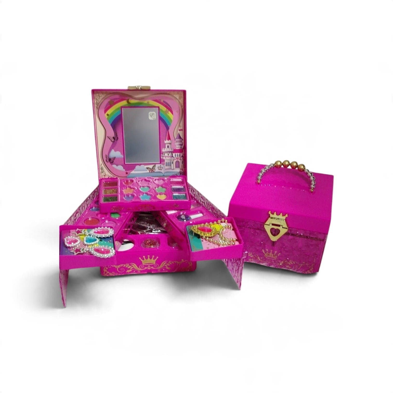 SET DE MAQUILLAJE Y JOYERO DE PRINCESA