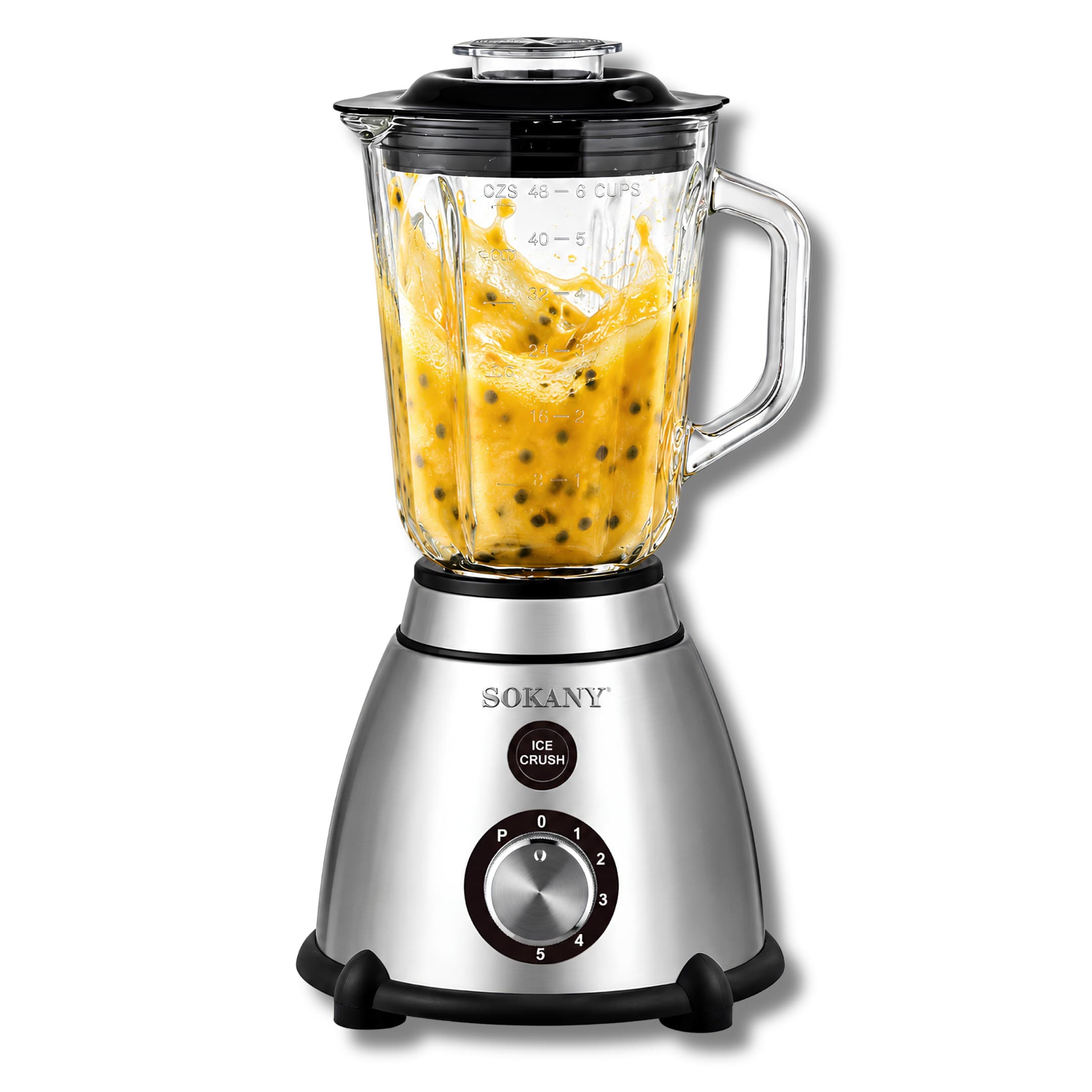Licuadora Vaso De Alimentos Sokany 2 En 1 SK-03031 Alta Potencia Bebida 1,5L