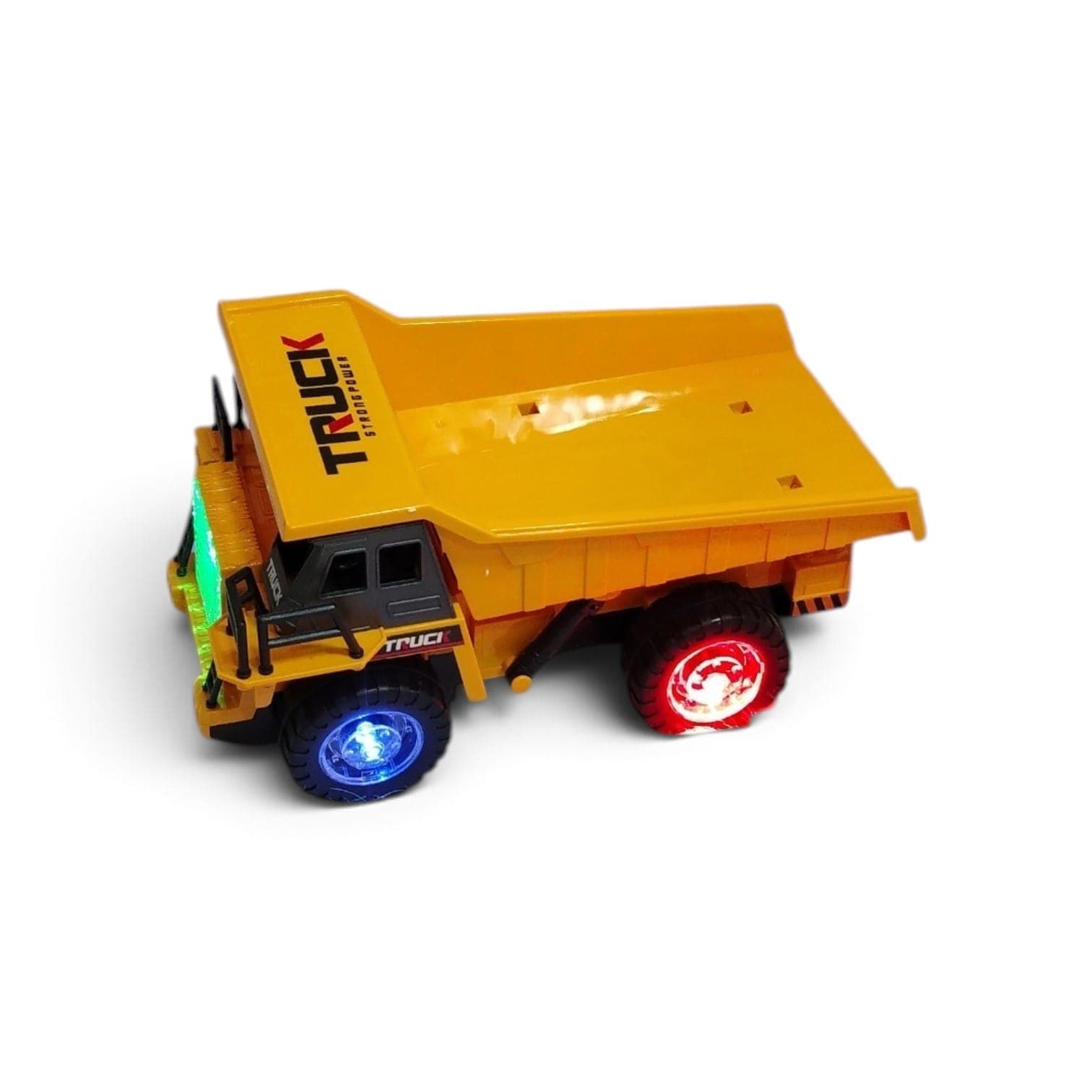 CAMION VOLQUETA DE OBRA CON LUCES Y SONIDO