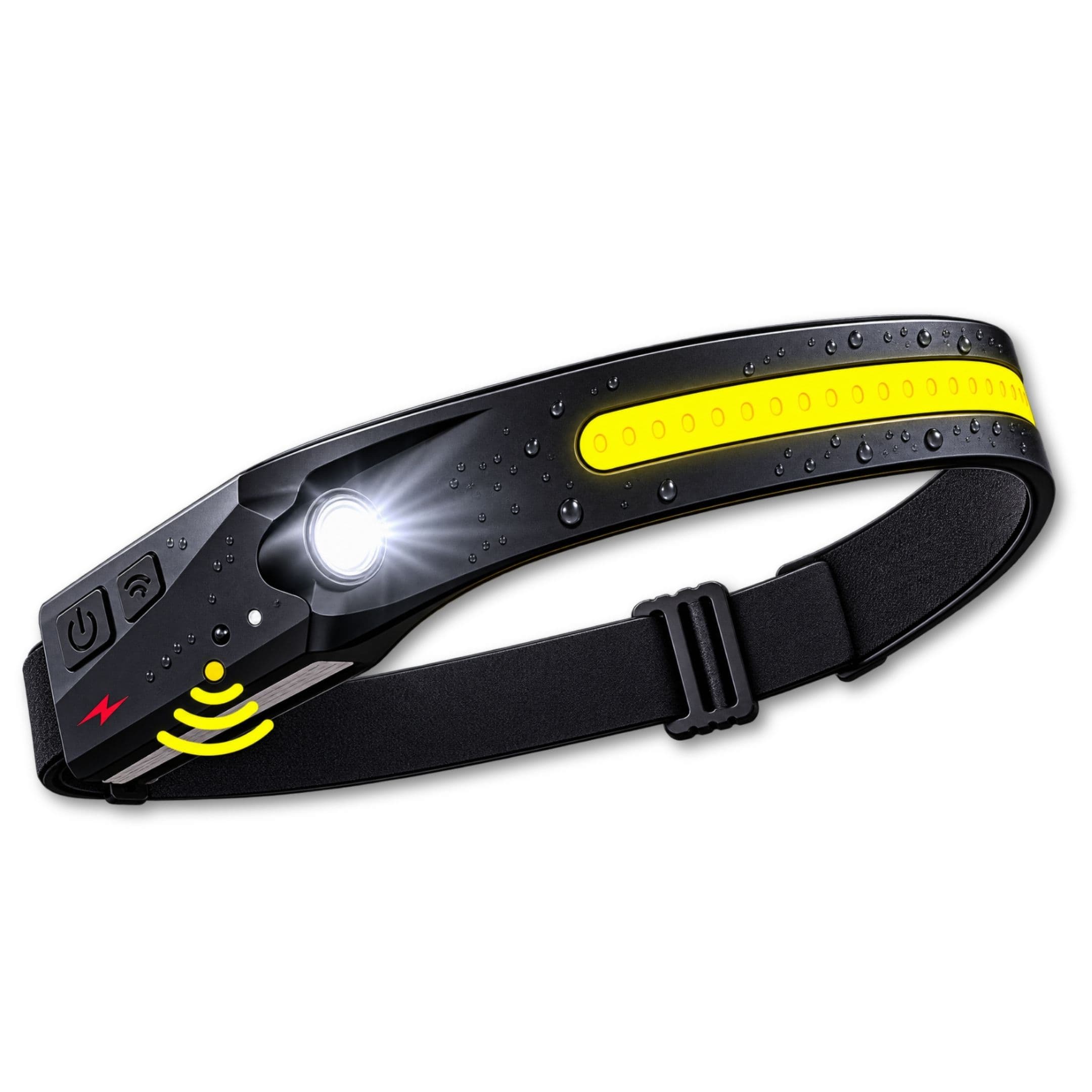 Linterna Minera De Banda SY5808 Potencia LED Recargable Y Banda Elástica Ajustable