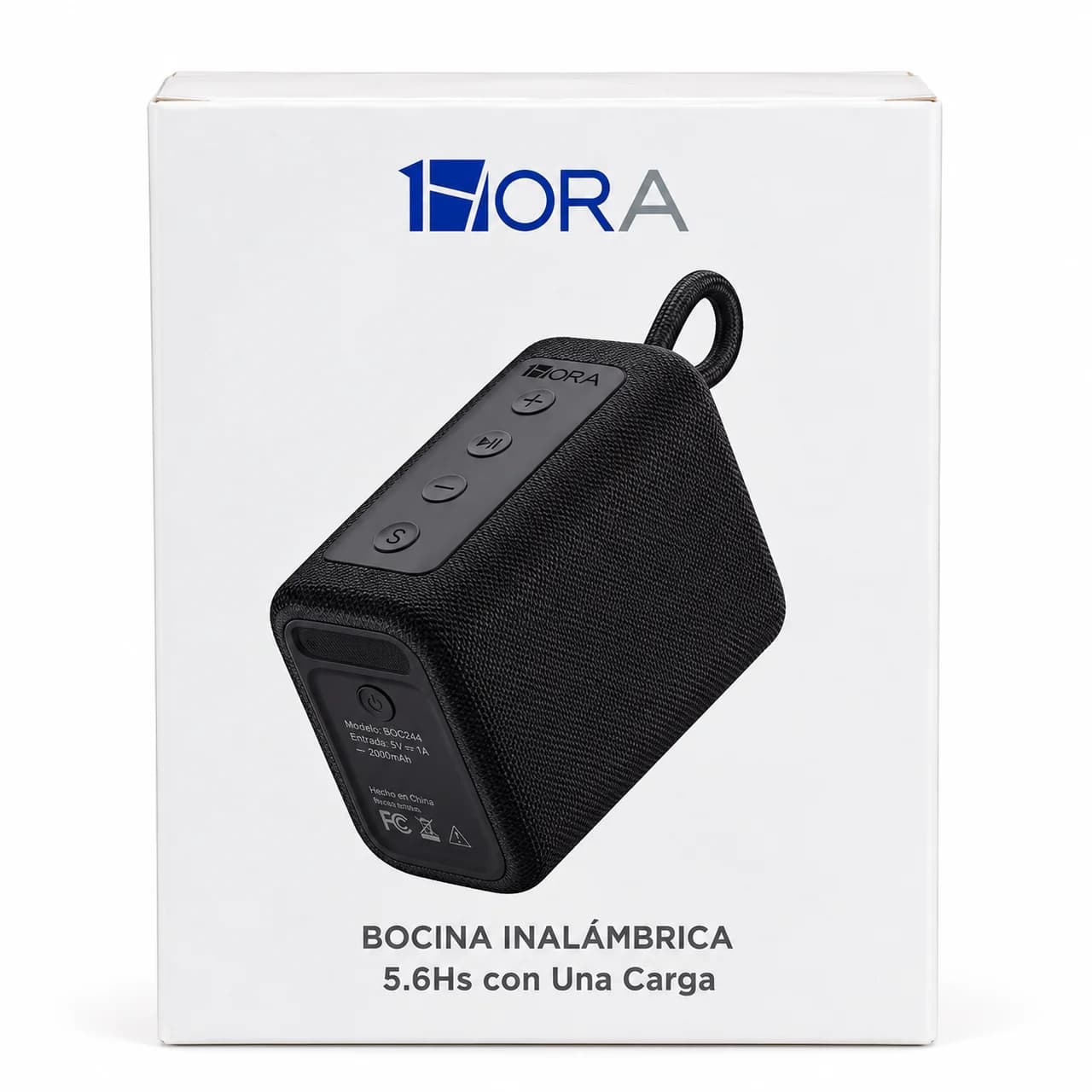 Parlante Bluetooth Portátil 1HORA BOC244 Sonido Potente de 7W