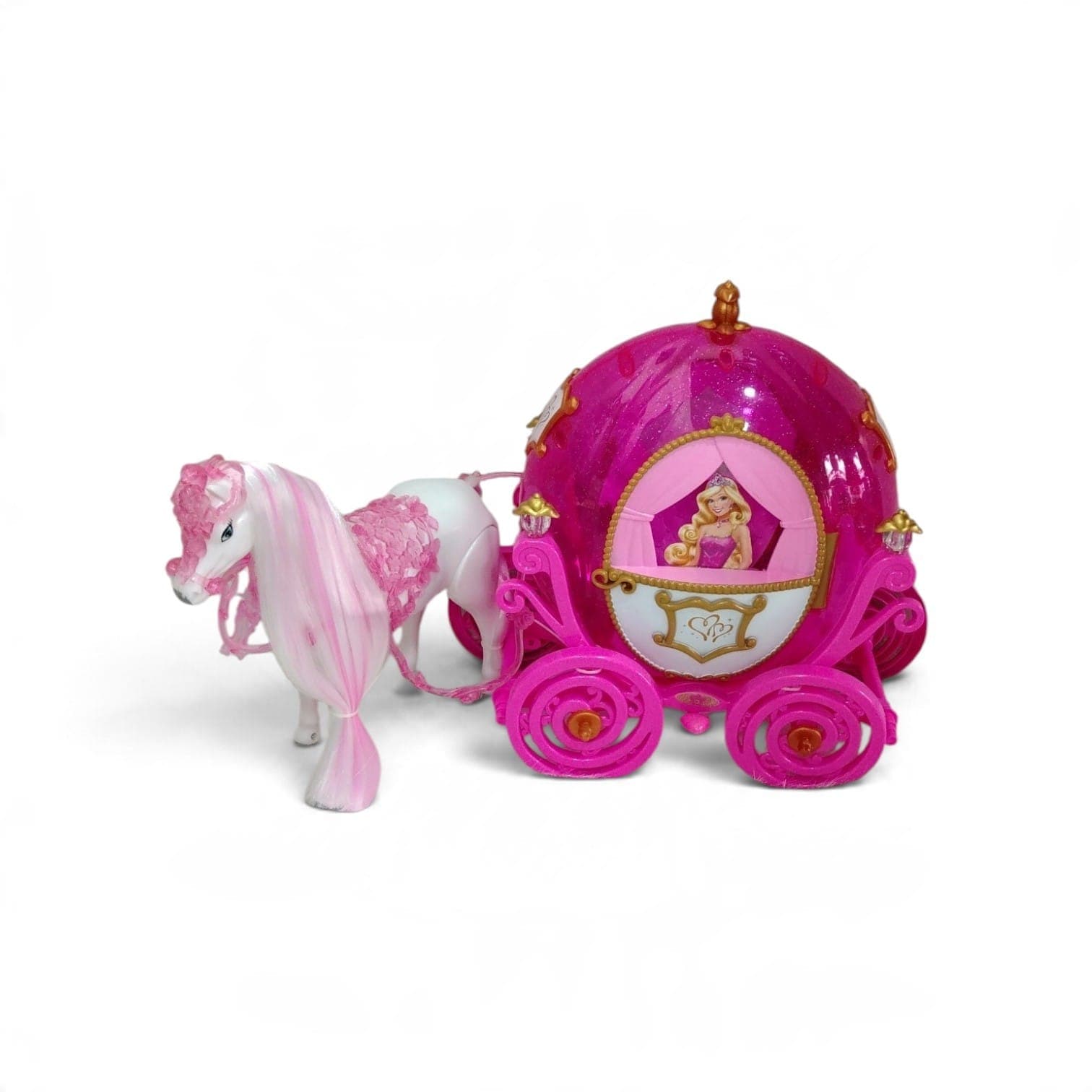 SET DE CARRUAJE MAGICO DE PRINCESAS CON CABALLO