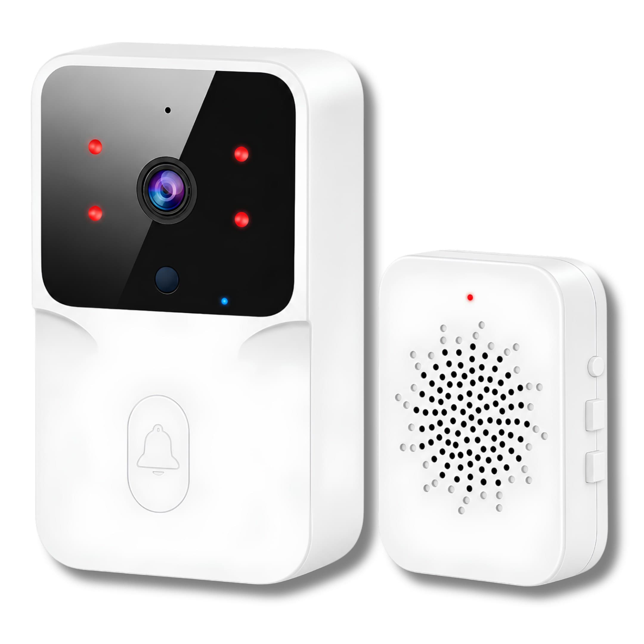 Camara Timbre De Seguridad Wi-Fi Con Alertas En Tiempo Real Para Hogar