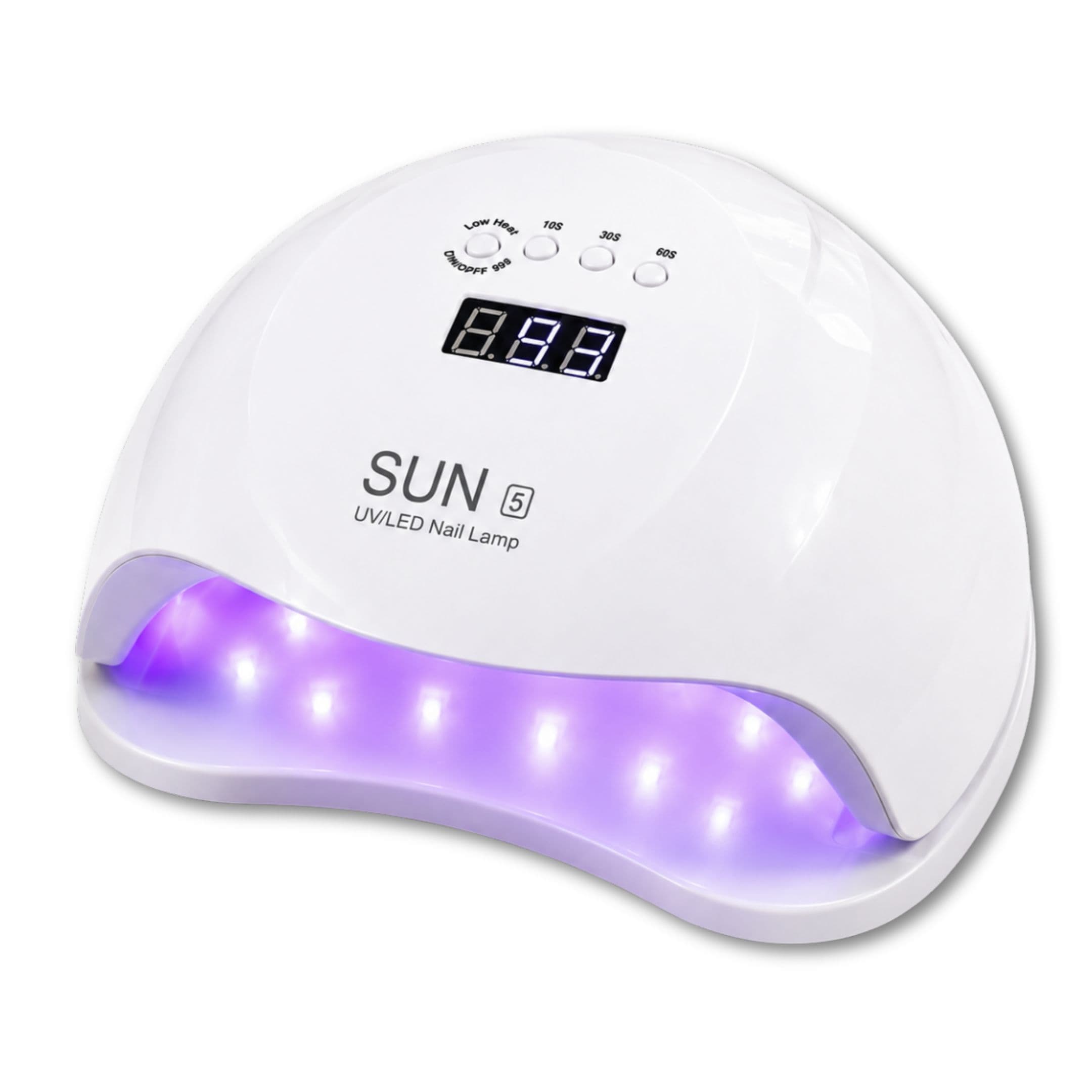 Lámpara De Uñas UV LED Sun5 Compatible Con Gel, Acrílico Y Semipermanente