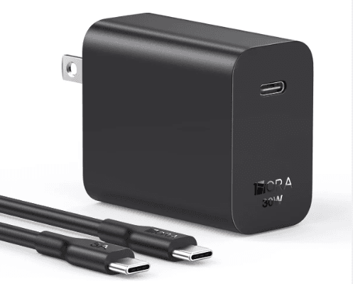 CARGADOR 1 HORA 30W TIPO C