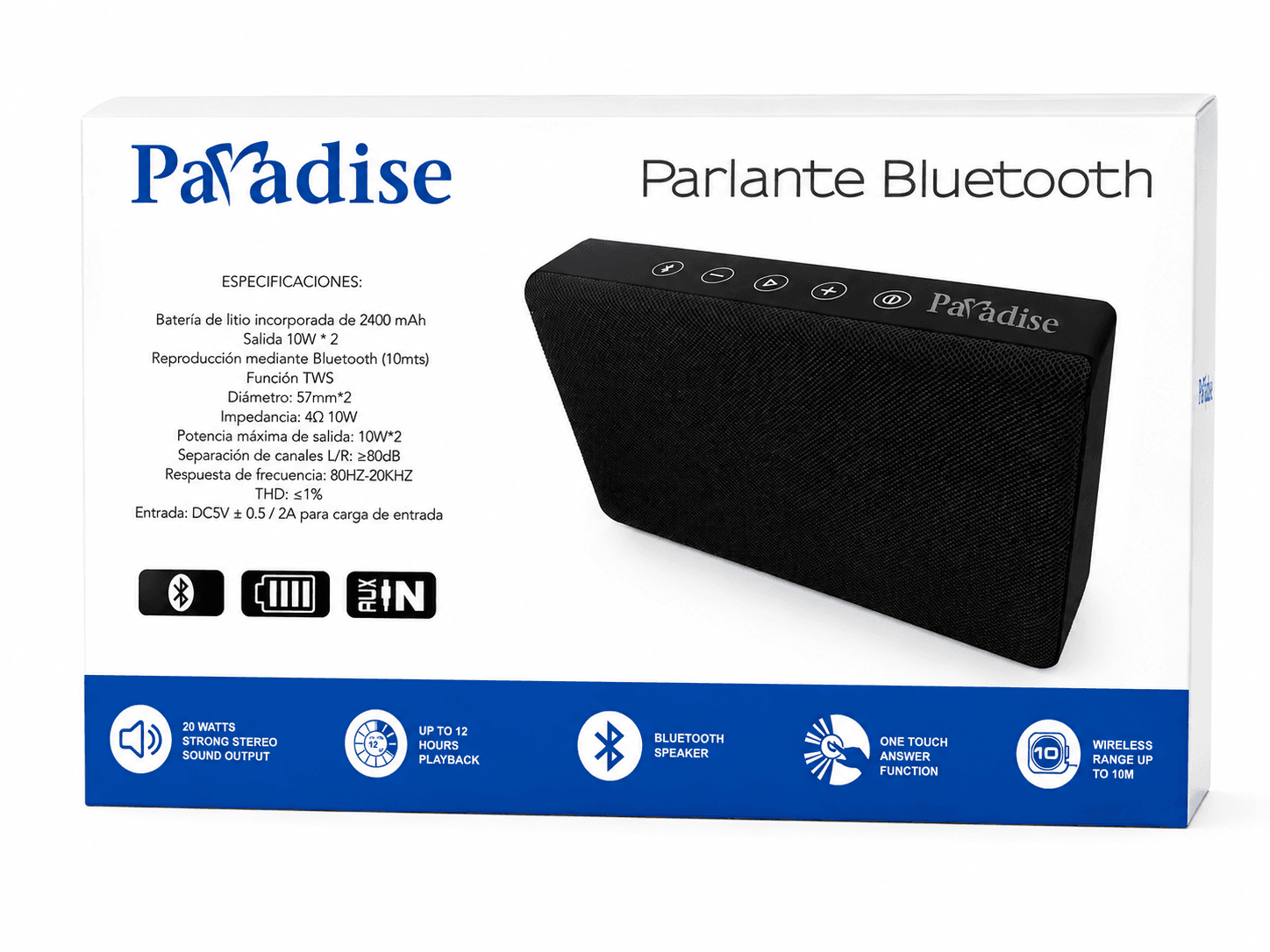 Parlante Paradise Original T20C