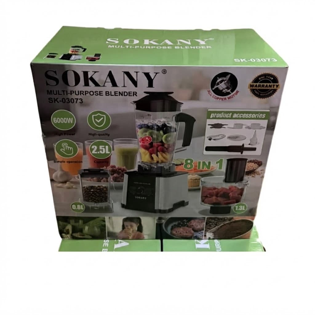 Licuadora Sokany 8 En 1