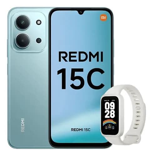 REDMI 15C( 256/4+4GB )+ REDMI BAND 9 ACTIVE
