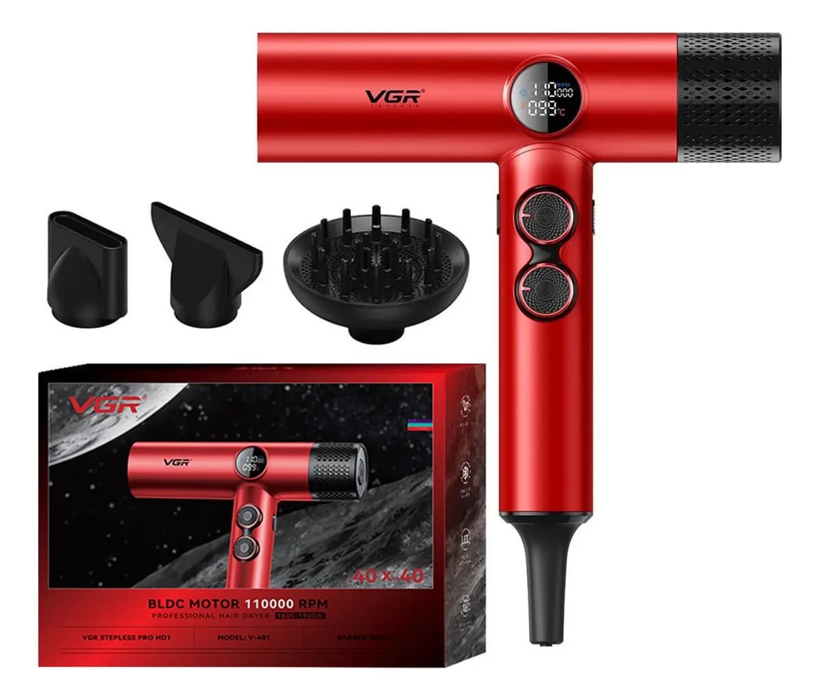 Secador De Pelo Profesional Vgr V-401
