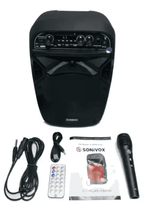 CABINA DE SONIDO PROFESIONAL RECARGABLE BT SONIVOX VS-SS1862
