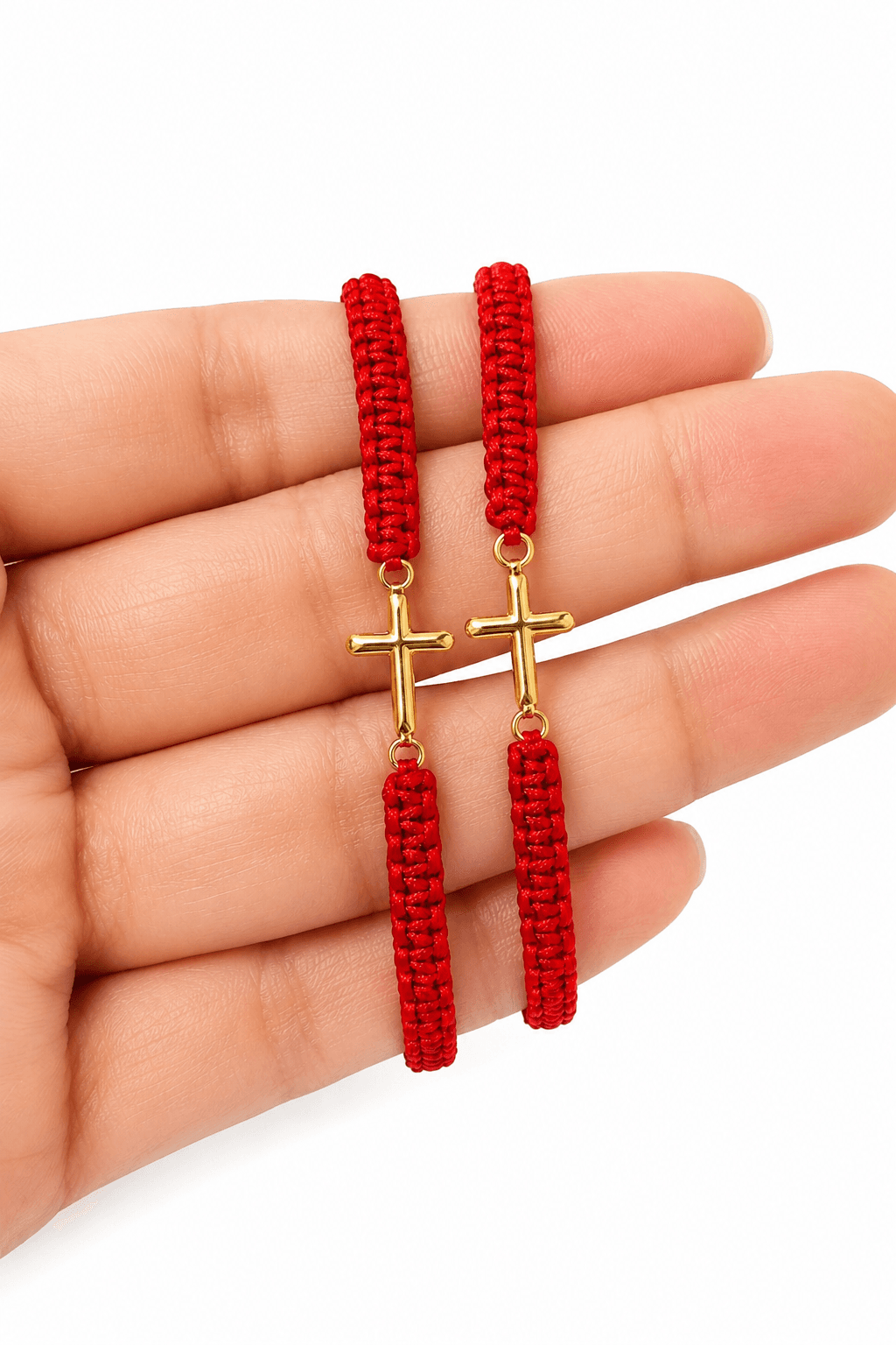 Pulseras en cruz x2