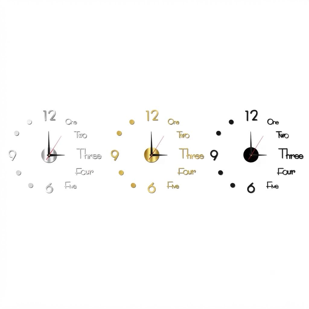 Reloj De Pared Pequeño / Zh1738B