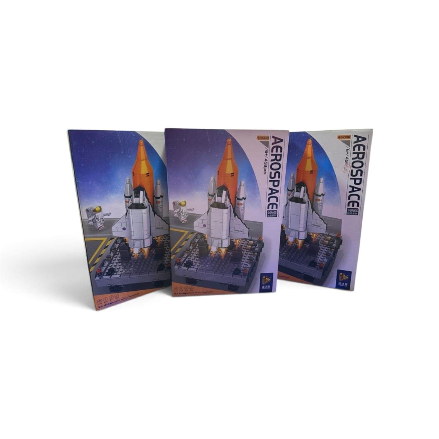 SET DE CONSTRUCCION DE BLOQUES TIPO LEGO CON TEMATICA DE TRANSBORDADOR ESPACIAL