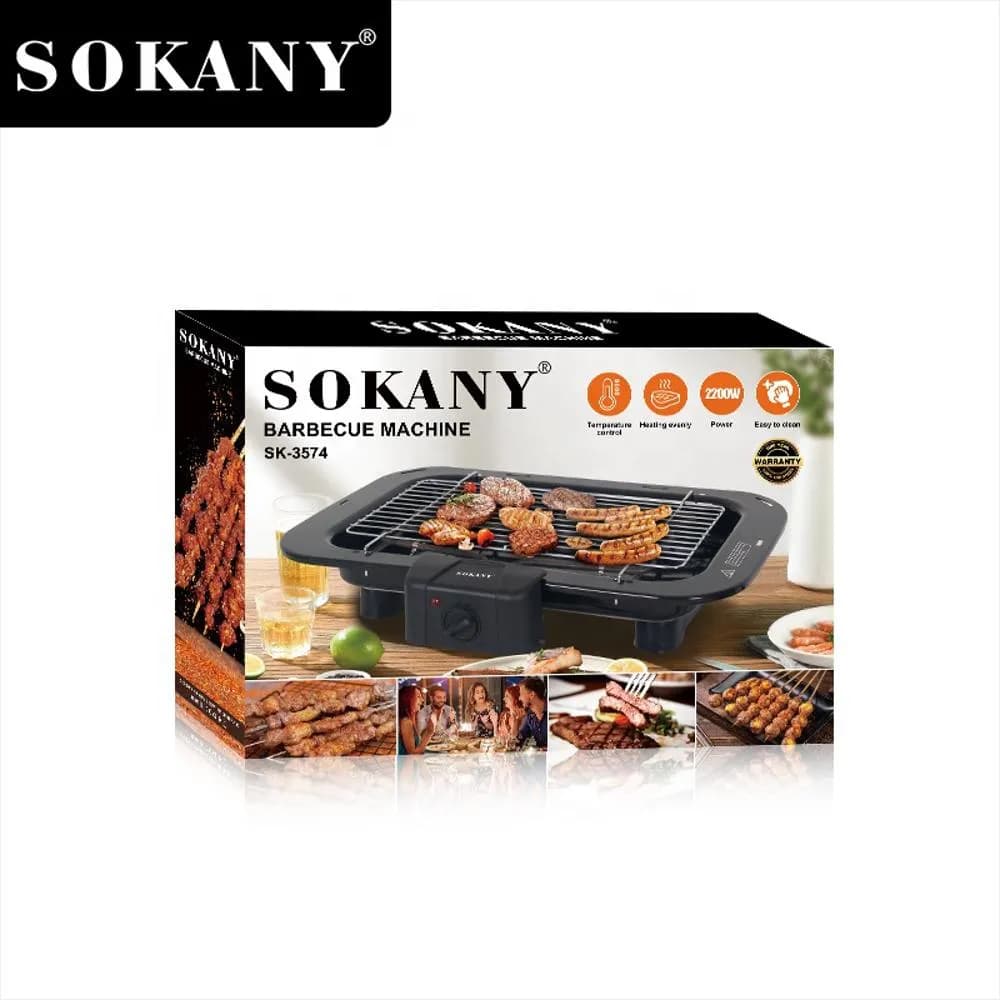 Parrilla Bbq Sokany Eléctrica Sk-3574
