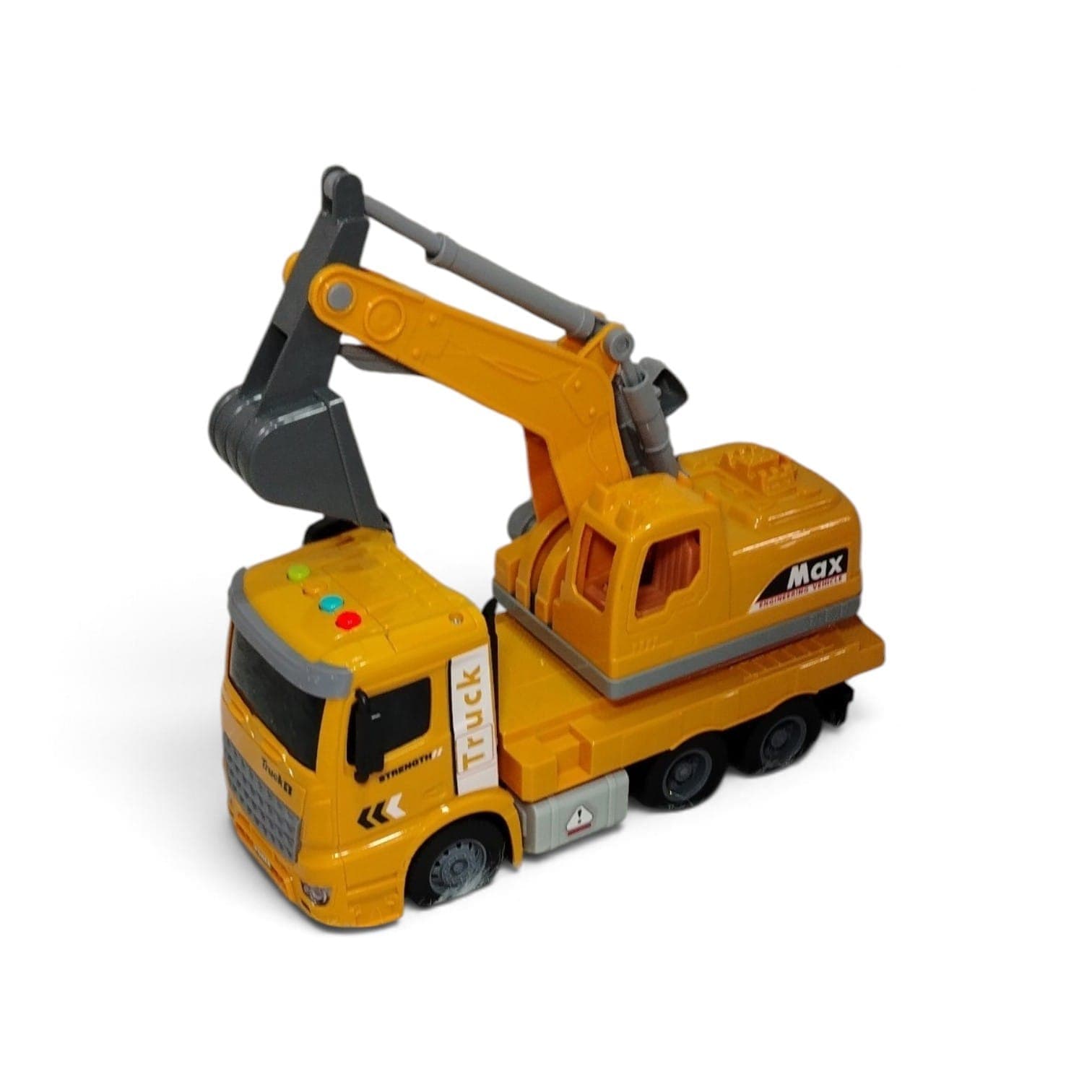 CAMION EXCAVADORA CON LUCES Y SONIDO