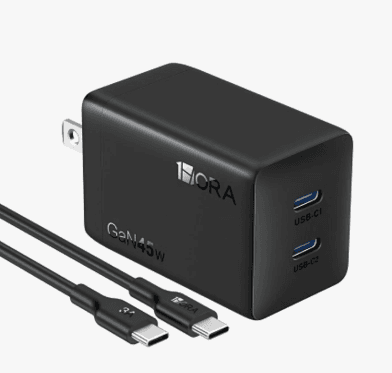 CARGADOR 1 HORA 45W TIPO C