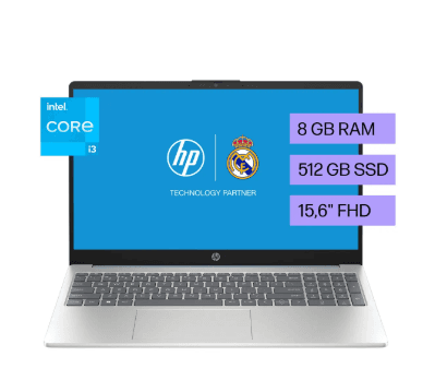 Portatil HP 15.6" Intel Core I3 / 8Ram/ Ssd 256Gb Obsq. Mouse