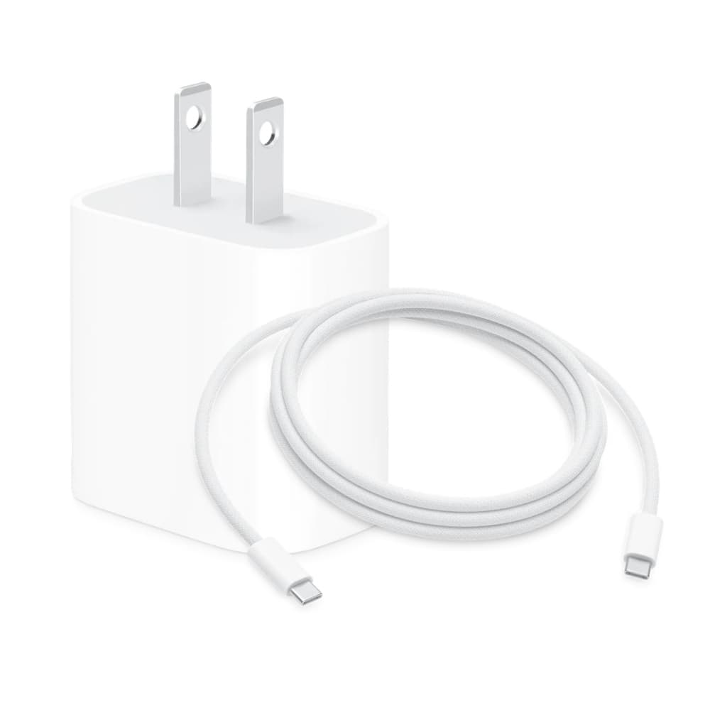 Cargador Apple de 20W USB-C con Cable USB-C a USB-C (1 m)