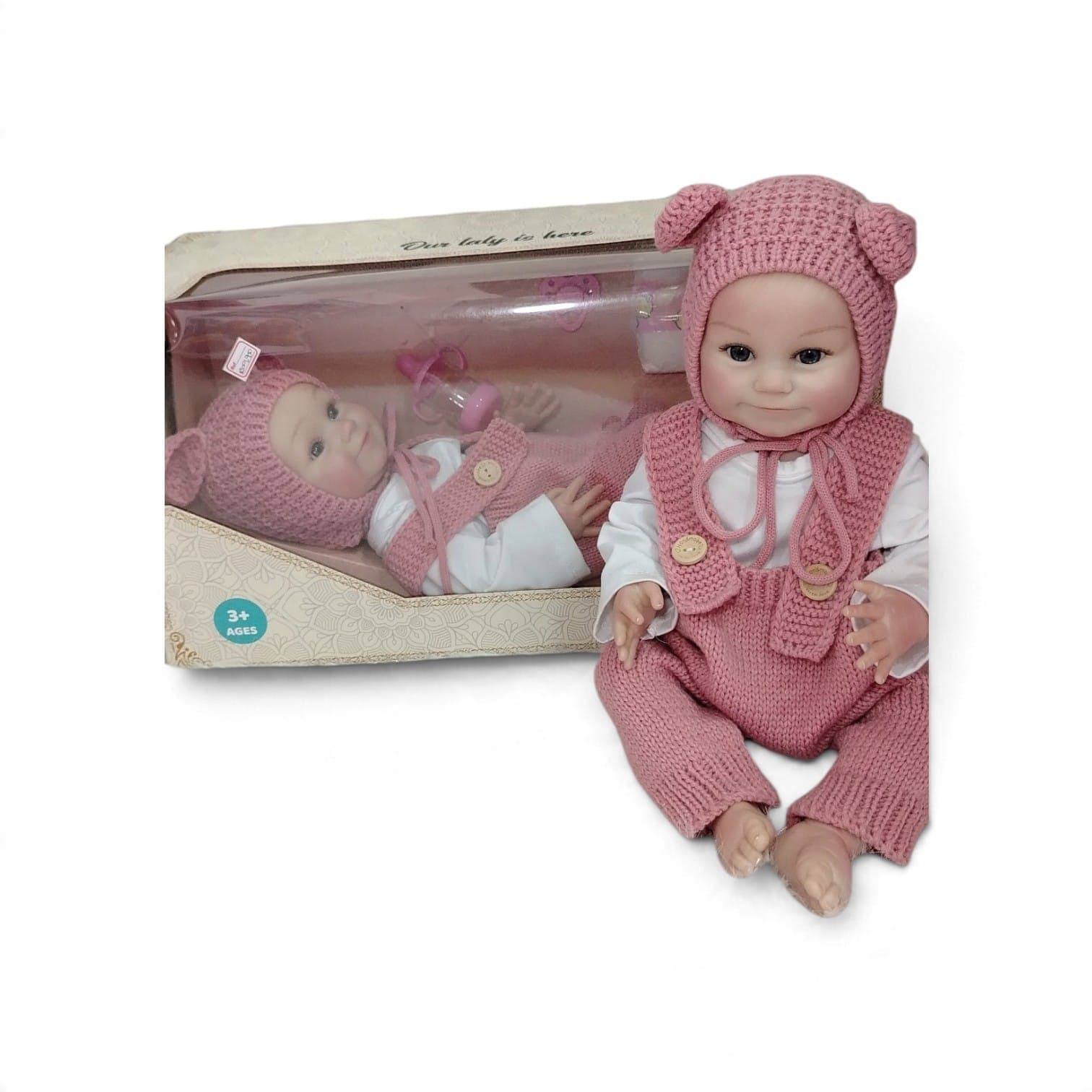 MUÑECA INTERACTIVA TIPO BEBÉ RECIEN NACIDO