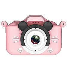 Cámara Digital Infantil Rosa con Diseño de Gato