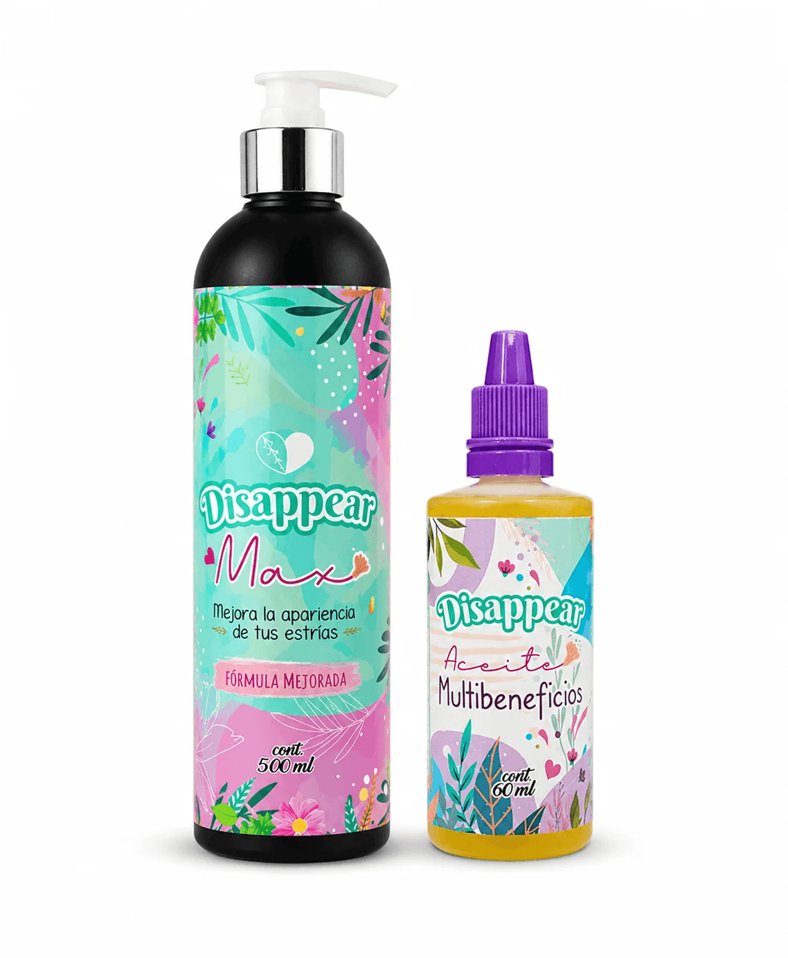 KIT CREMA ANTIESTRÍAS 500ml + ACEITE MULTIBENEFICIOS