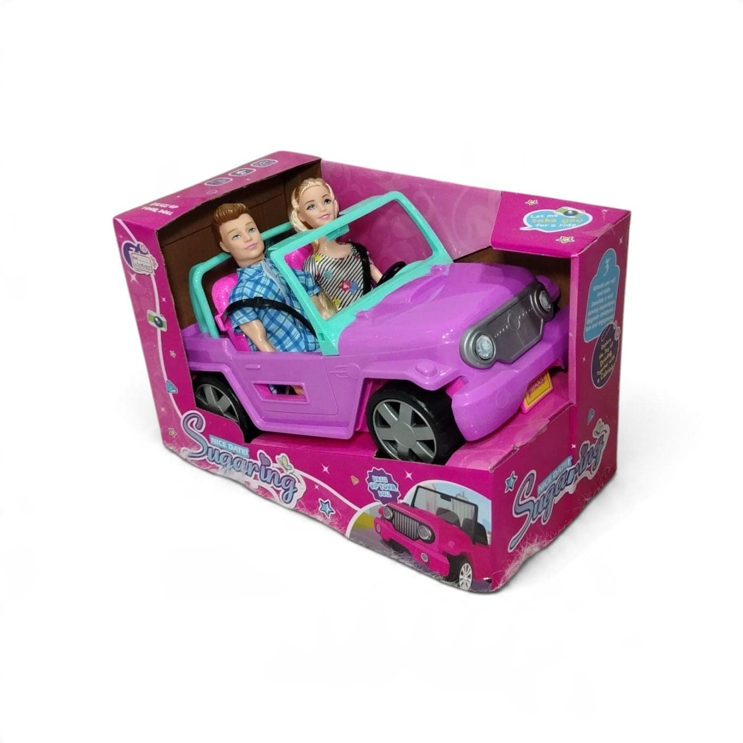 VEHICULO CONVERTIBLE TIPO JEEP CON MUÑECOS