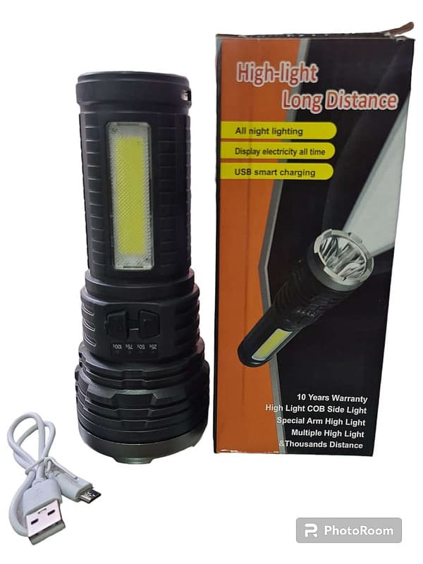 Linterna Largo Alcance Recargable L-835
