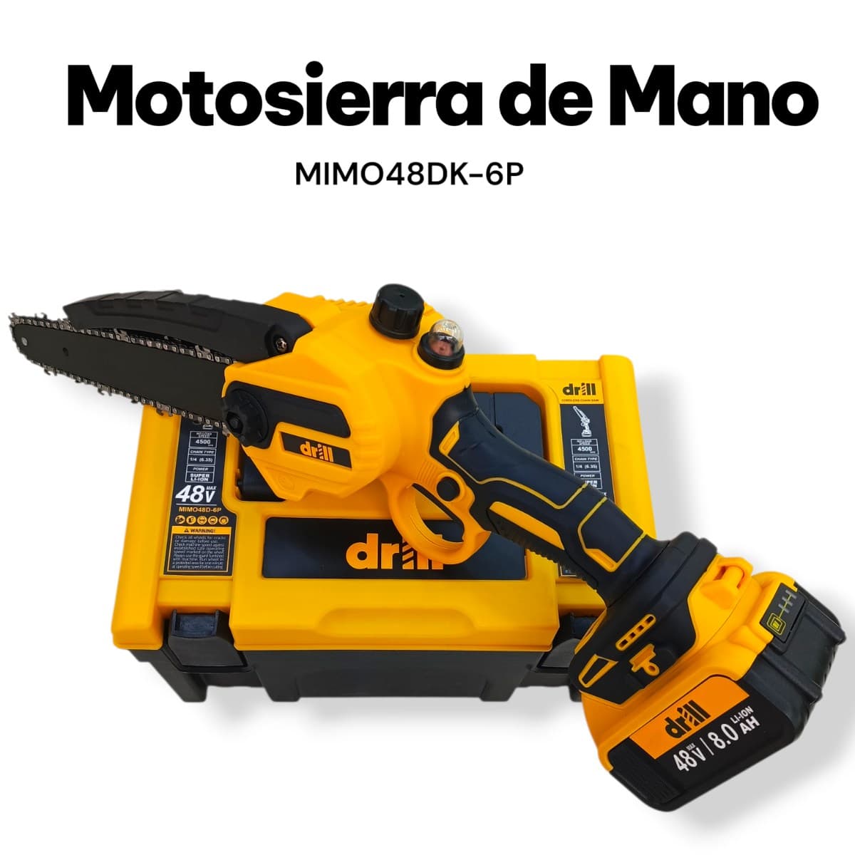 Mimo48dk-6p Motosierra De Mano