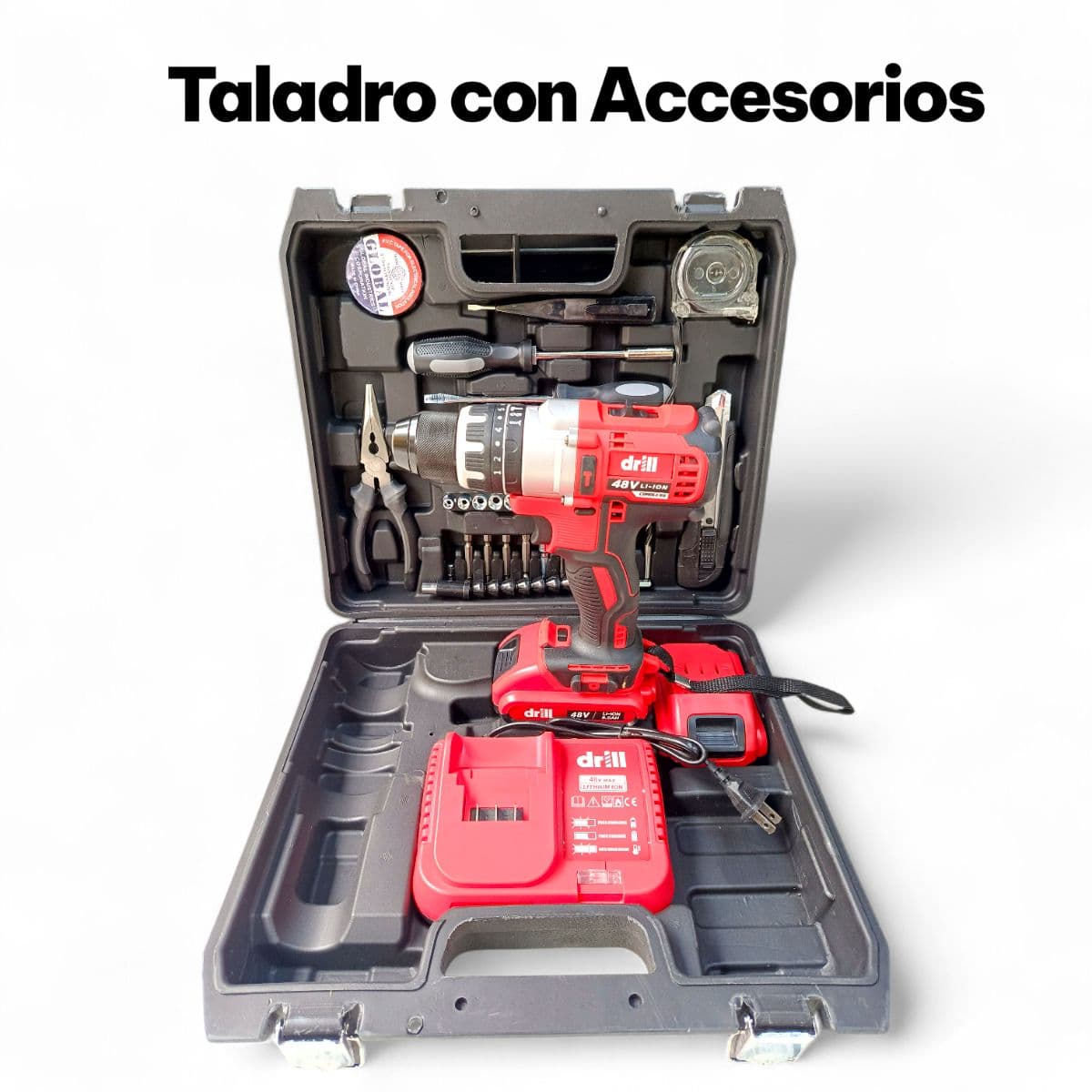 Ta48rk Taladro Percutor Inalámbrico