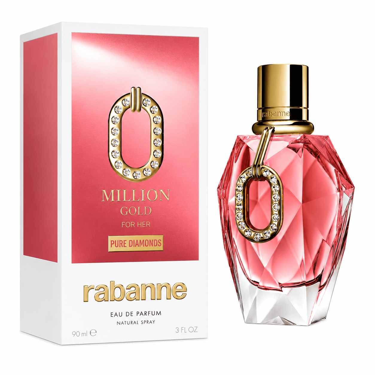 Paco Rabanne Million Gold For Her Pure Diamonds Eau de Parfum 90 ml